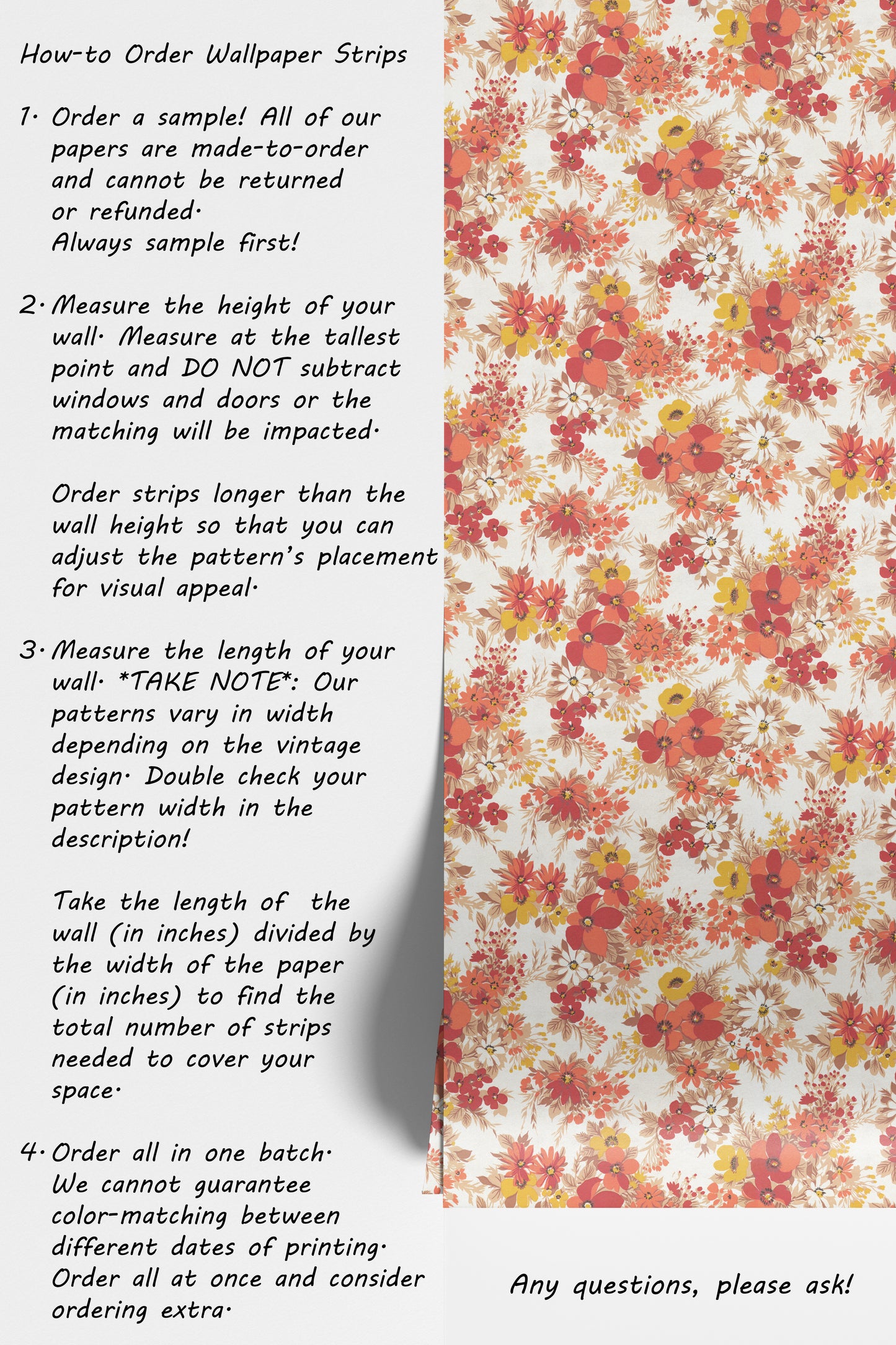 Meg Retro Floral in Coral Pink