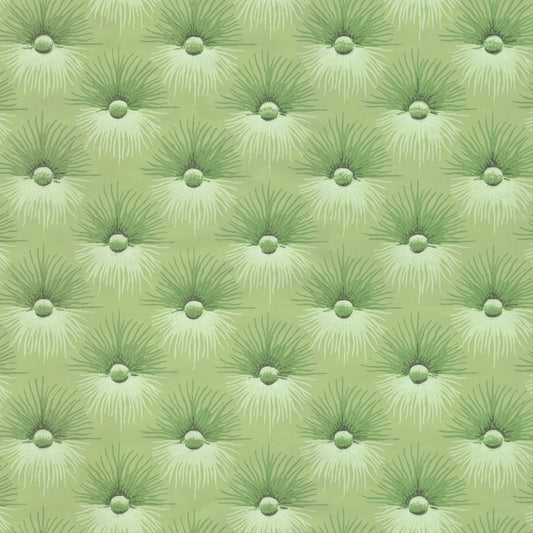 Mitzi Button Tuft Texture in Green