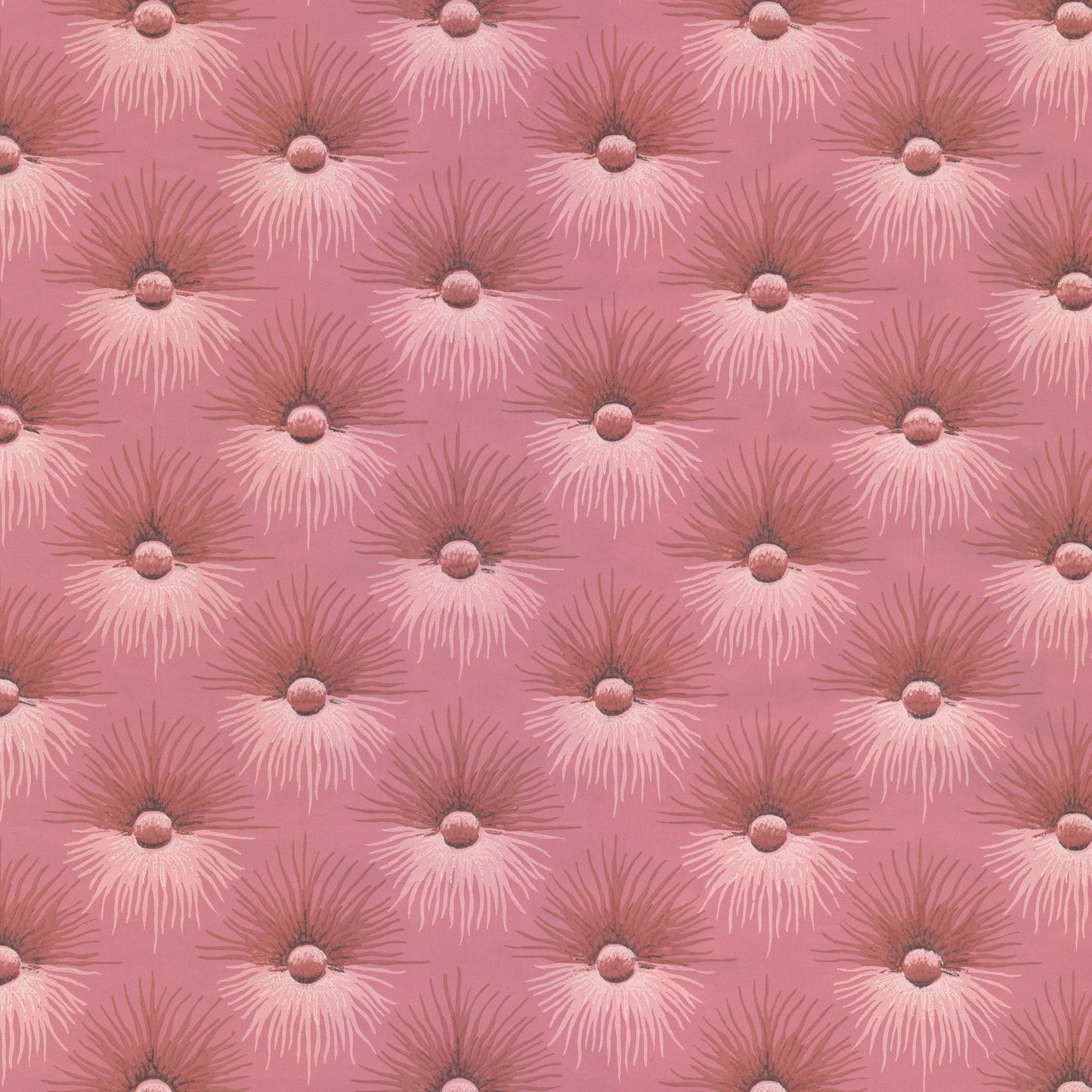 Mitzi Button Tuft Texture in Raspberry Pink
