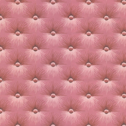 Mitzi Button Tuft Texture in Raspberry Pink