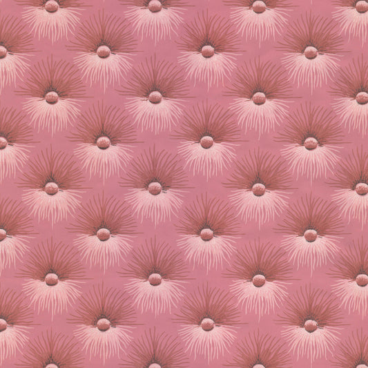 Mitzi Button Tuft Texture in Raspberry Pink