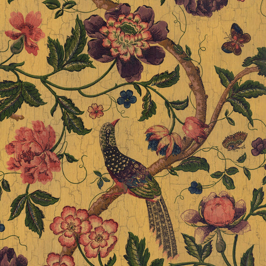 Corbin Antique Floral and Bird