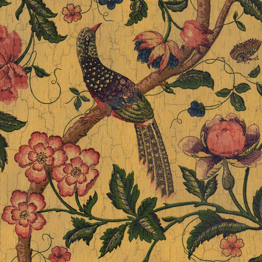 Corbin Antique Floral and Bird