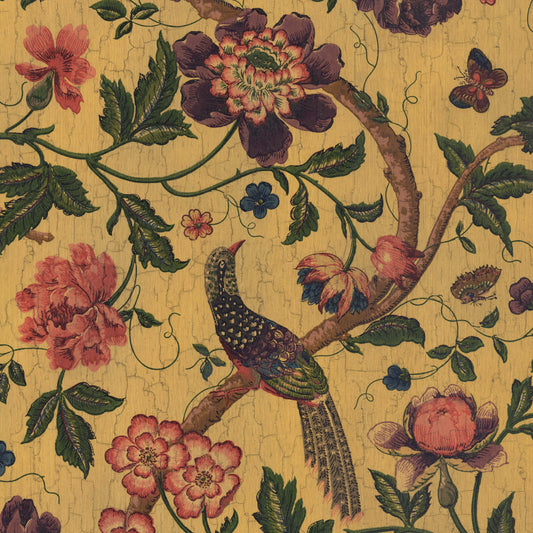 Corbin Antique Floral and Bird