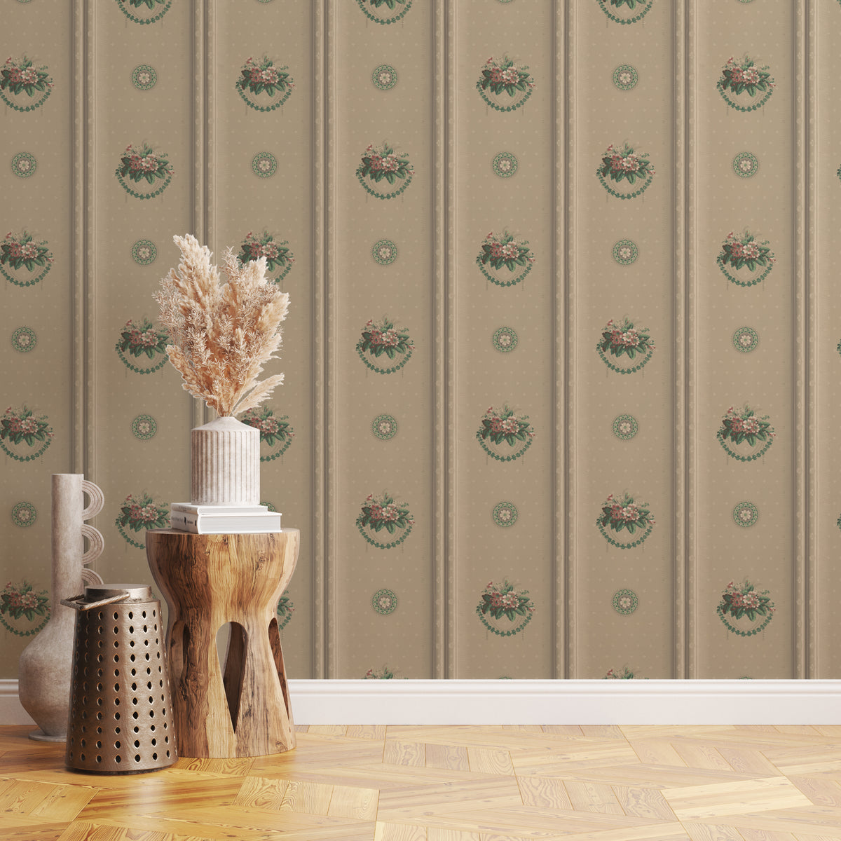 Temperance Antique Architectural Floral