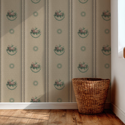 Temperance Antique Architectural Floral