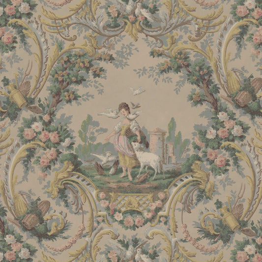 Shepherdess Antique Scenic