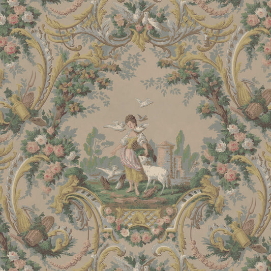 Shepherdess Antique Scenic