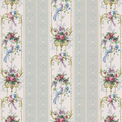 Alouette Floral and Bird Stripe