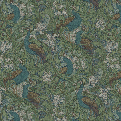 Peacock Garden Walter Crane Digital Repeat