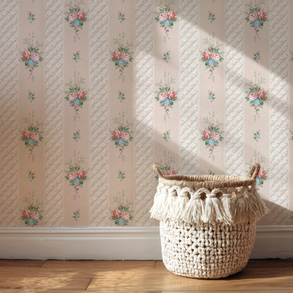 Hailey Floral Stripe