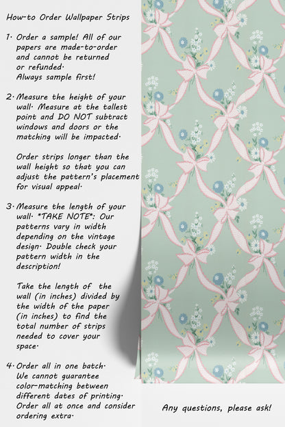 Lacey Daisy Floral with Ribbon Bows