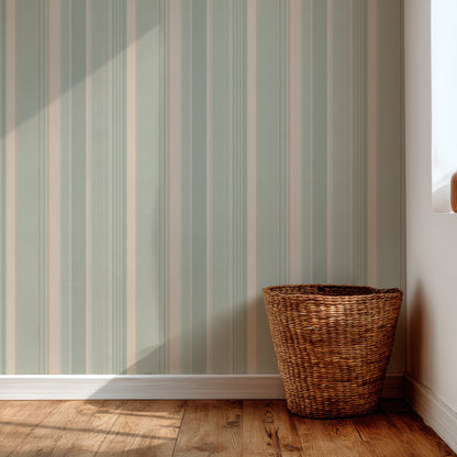 Rory Pink and Gray Stripes