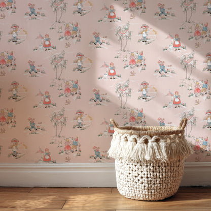 Rockabye Baby Childrens Nursery Theme in Pink