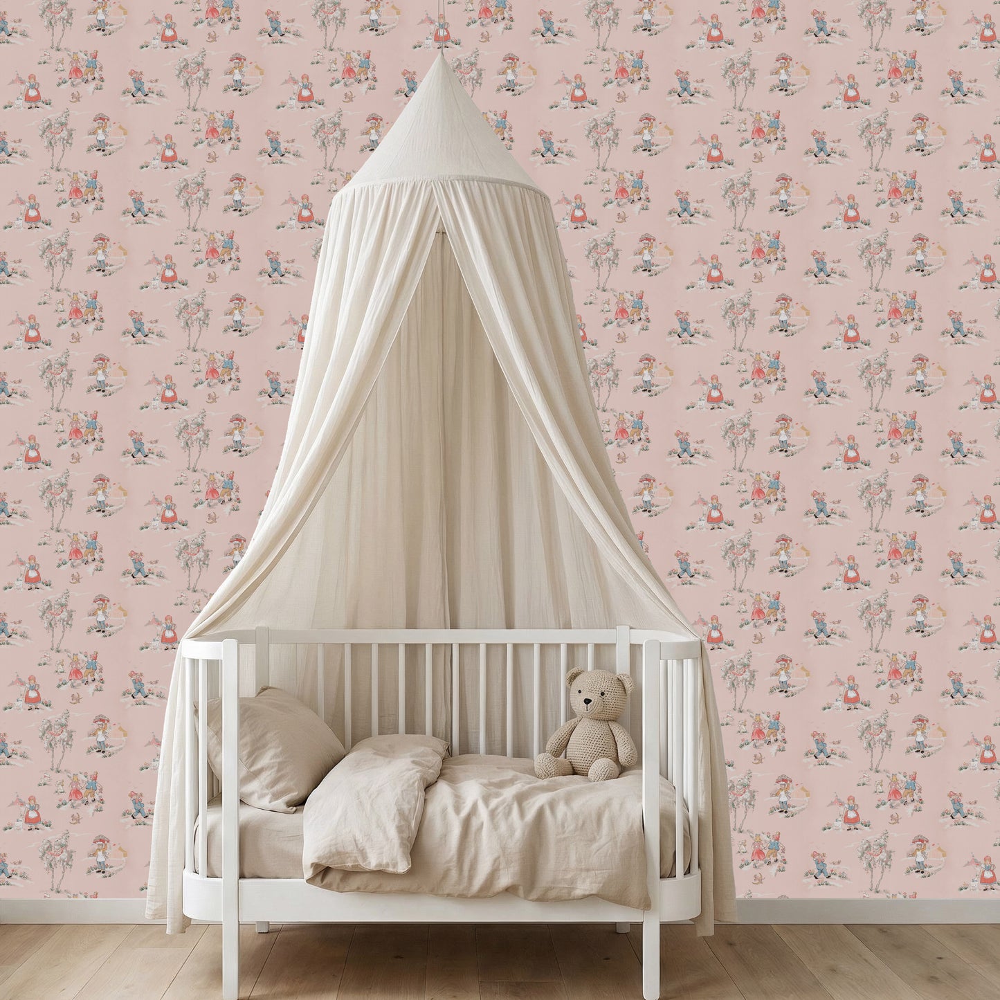 Rockabye Baby Childrens Nursery Theme in Pink