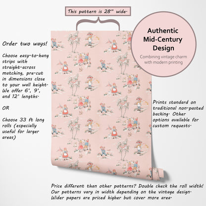 Rockabye Baby Childrens Nursery Theme in Pink