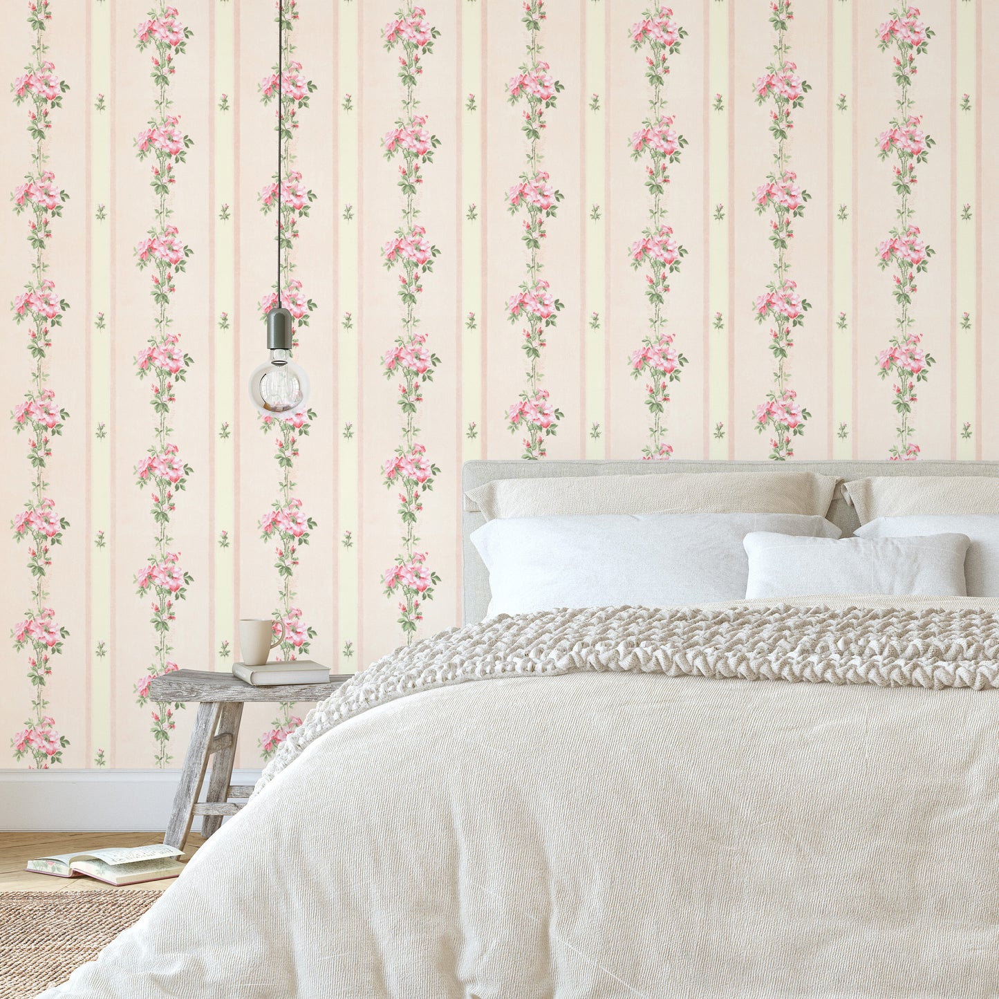 Merna Floral Stripe