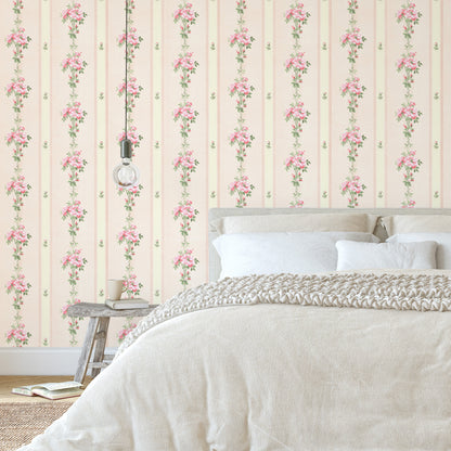 Merna Floral Stripe
