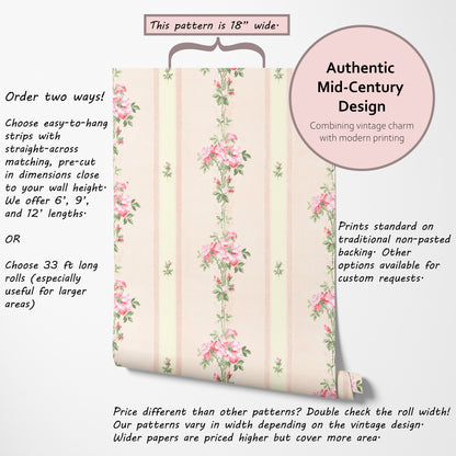 Merna Floral Stripe