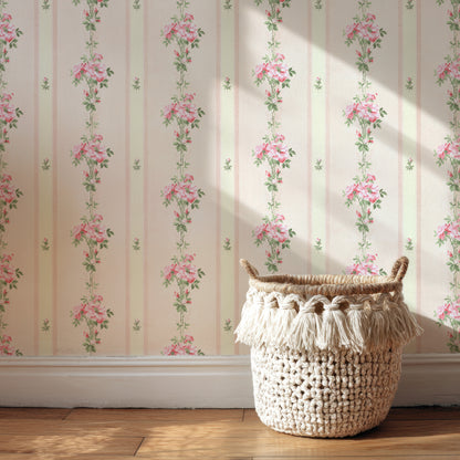 Merna Floral Stripe