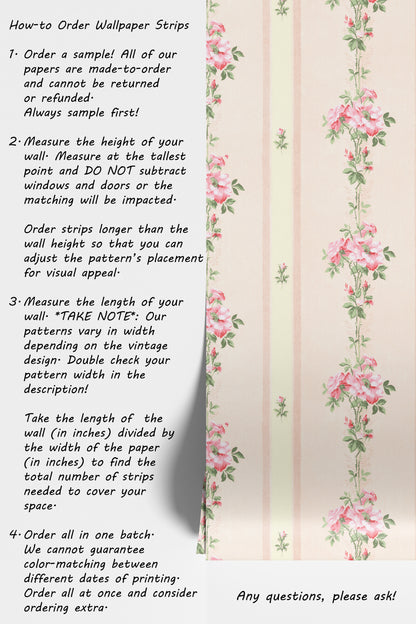 Merna Floral Stripe