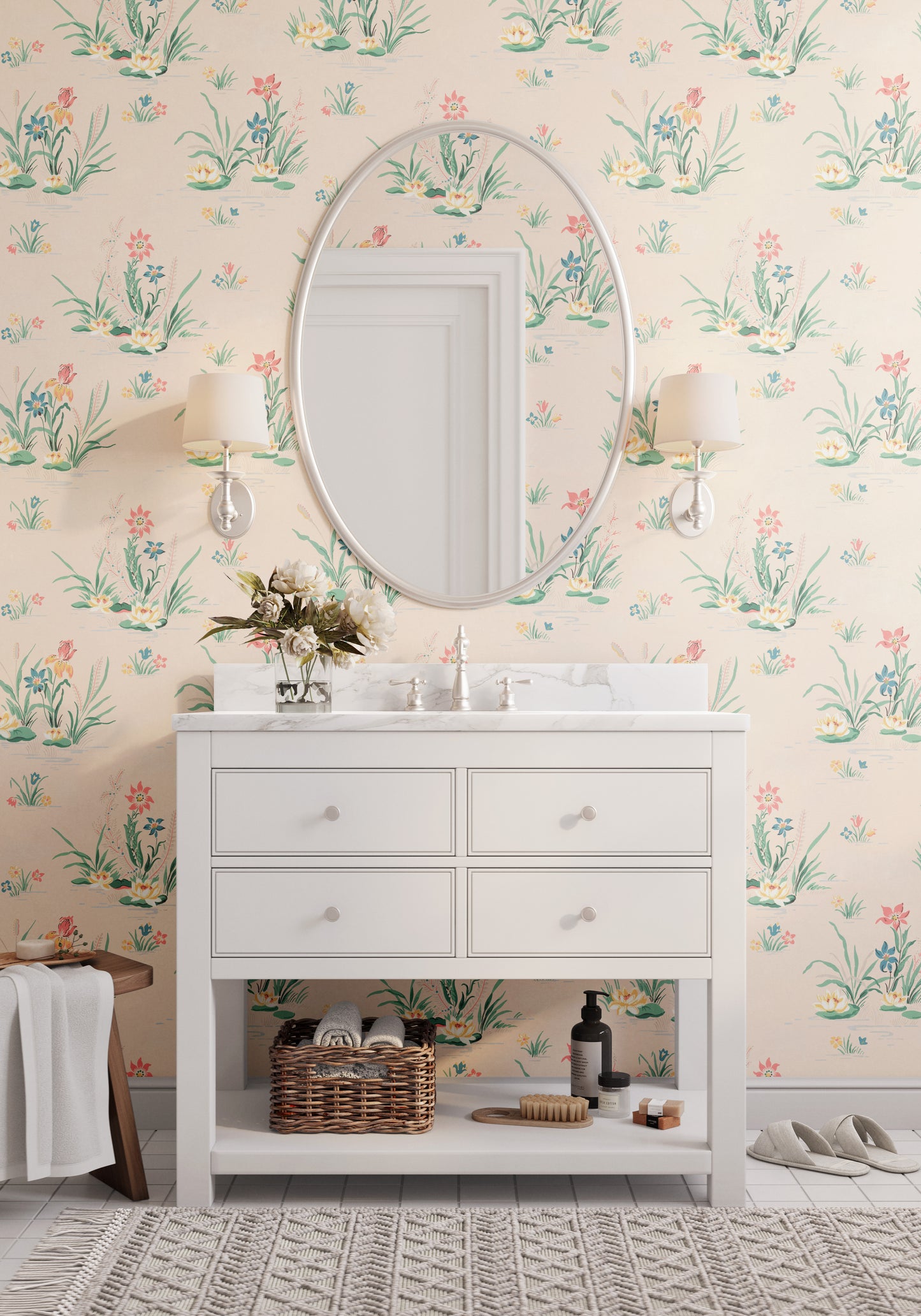 Uri Water Lilies Bathroom