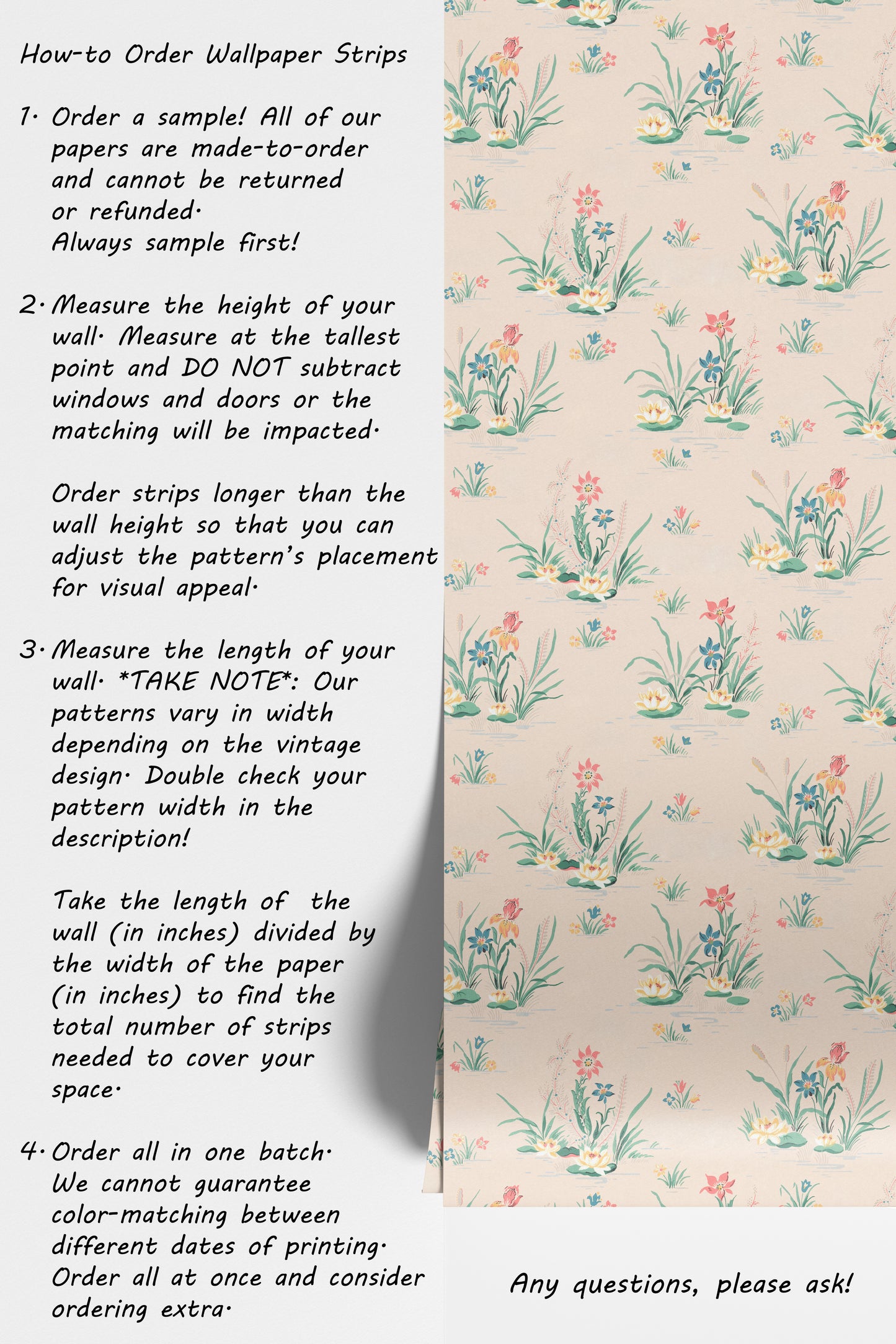 Uri Water Lilies Bathroom