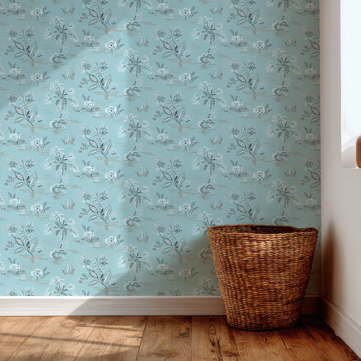 Pithea Floral Bathroom