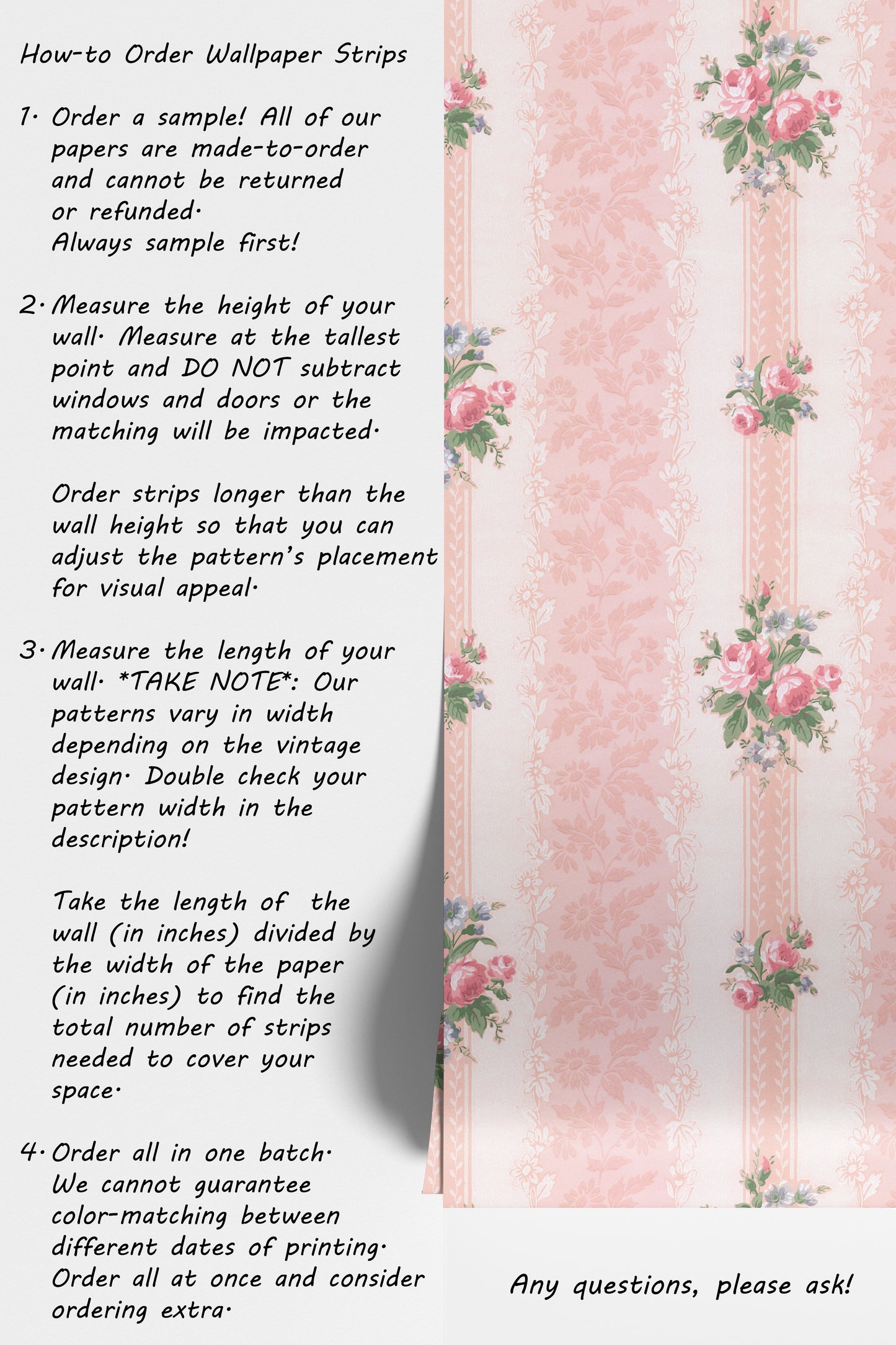 Lilibet Floral Rose Stripe