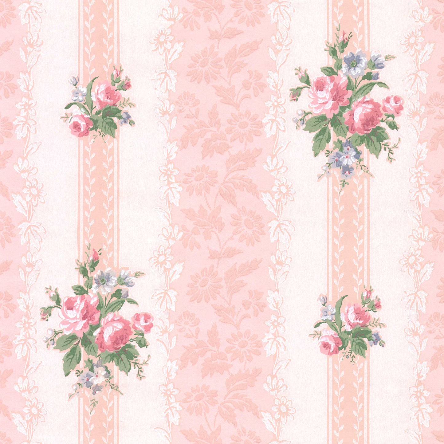 Lilibet Floral Rose Stripe