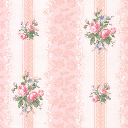 Lilibet Floral Rose Stripe
