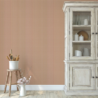 Orange Flannel Plaid Geometric