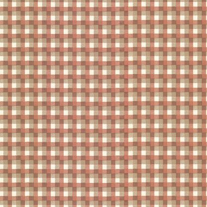 Orange Flannel Plaid Geometric