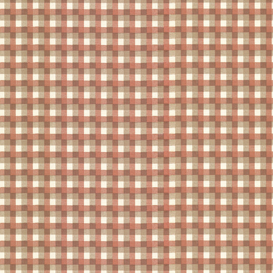 Orange Flannel Plaid Geometric