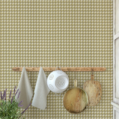 Yellow Flannel Plaid Geometric
