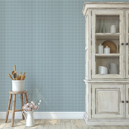 Blue Flannel Plaid Geometric