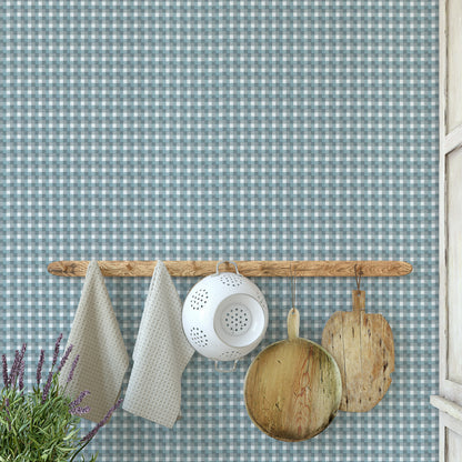 Blue Flannel Plaid Geometric