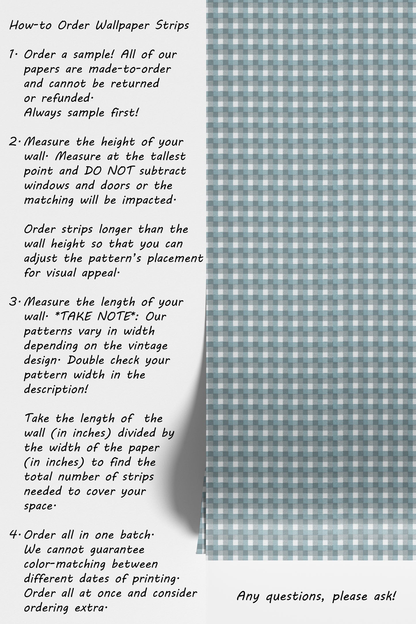 Blue Flannel Plaid Geometric