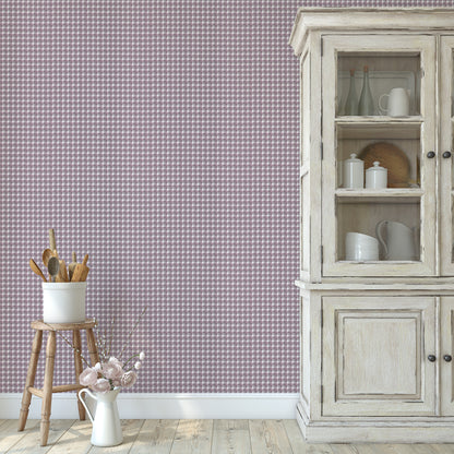 Purple Flannel Plaid Geometric