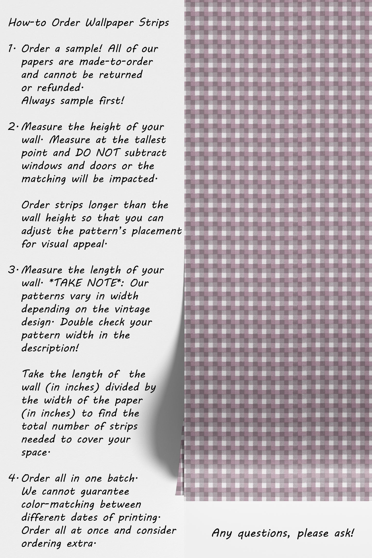 Purple Flannel Plaid Geometric