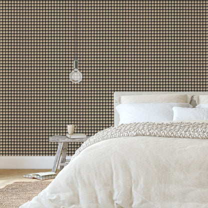 Black Flannel Plaid Geometric