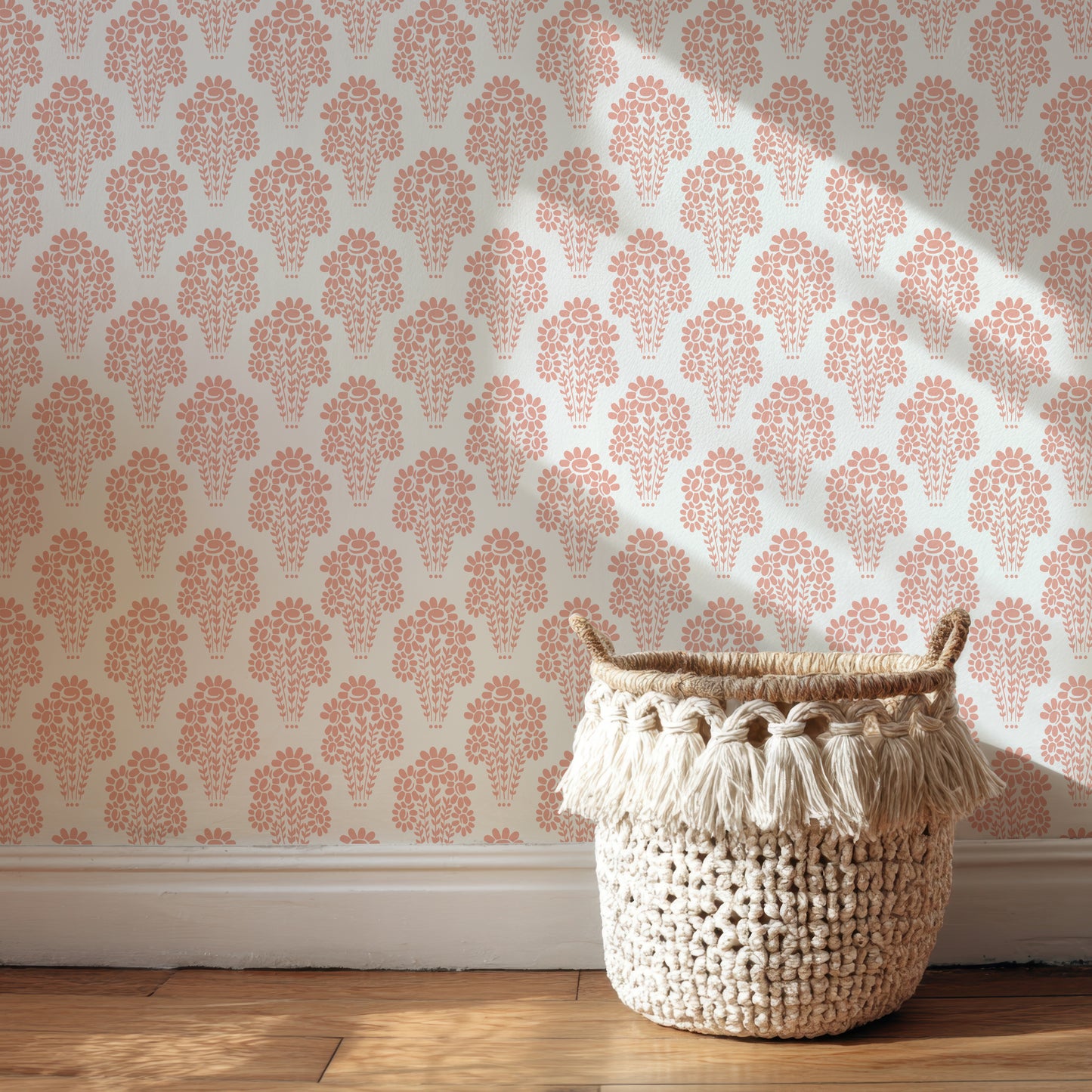 Damask Style Daisy in Pink Hannah's Treasures Designs