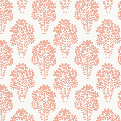 Damask Style Daisy in Pink Hannah's Treasures Designs