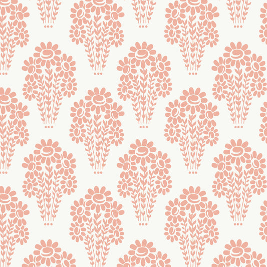 Damask Style Daisy in Pink Hannah's Treasures Designs