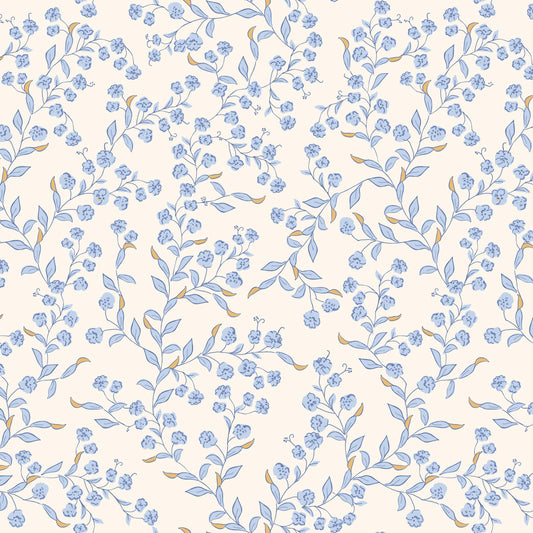 Flowering Groundcover Blue with Yellow Hannah's Treasures Designs