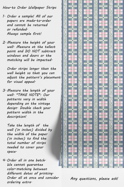 Cutesy Floral Plaid Hannah's Treasures Designs