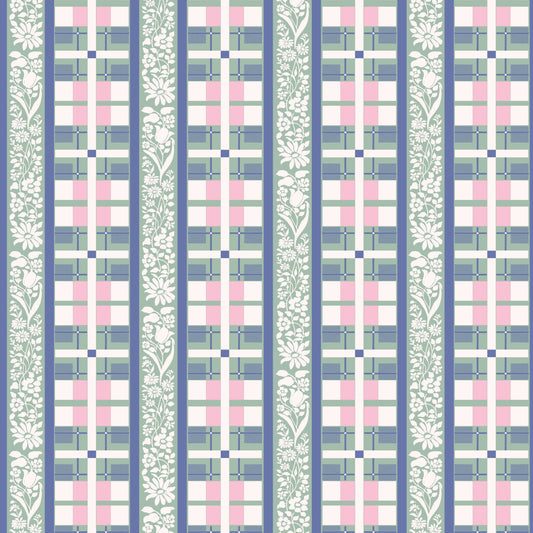 Cutesy Floral Plaid Hannah's Treasures Designs