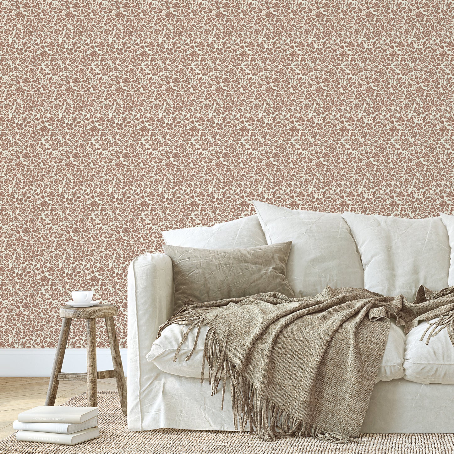Flower Impressions Brown Hannah's Treasures Designs