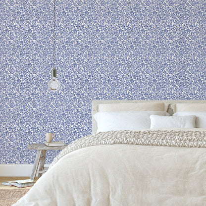 Floral Impressions Blue Hannah's Treasures Designs