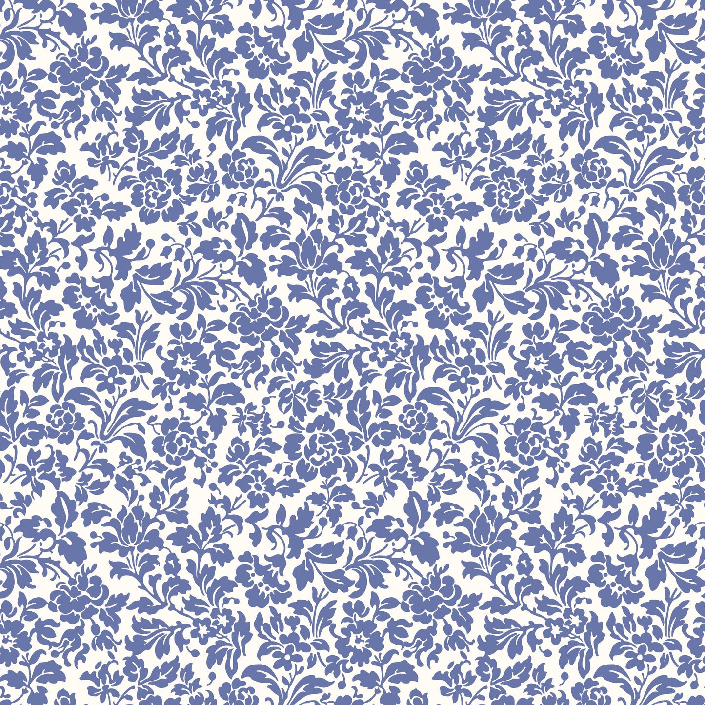 Floral Impressions Blue Hannah's Treasures Designs